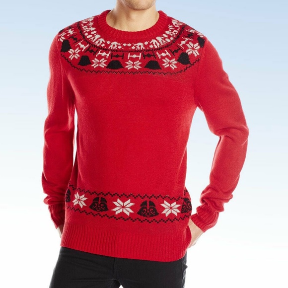 Disney Men's Star Wars Imperial Pattern Sweater XL - Picture 1 of 2